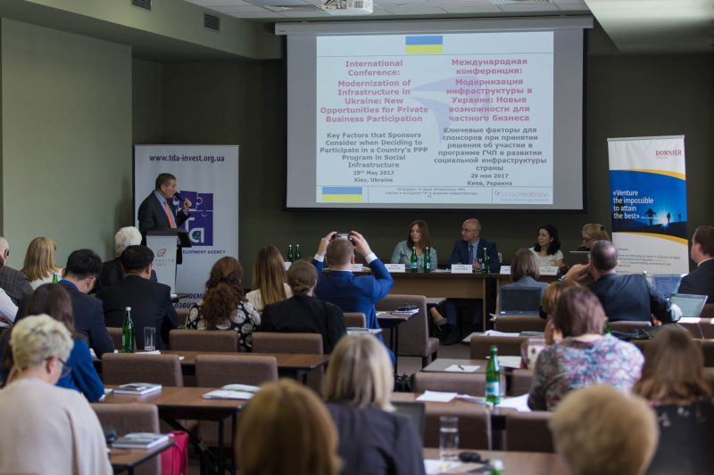 On 29-30 May 2017 in Kyiv (Hotel Alfavito) took place International Conference &#8220;Modernization of infrastructure in Ukraine: new opportunities for private sector participation&#8221;