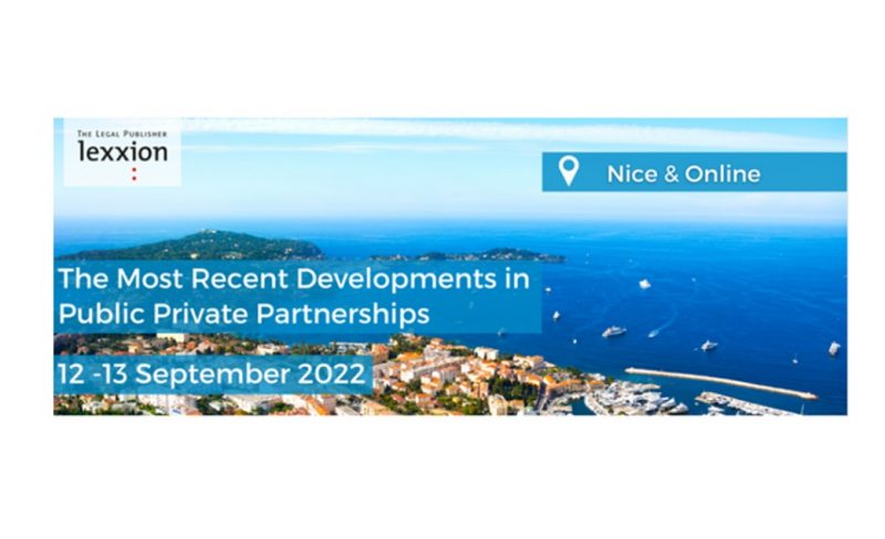 Найновіші розробки в сфері державно-приватного партнерства, Ніцца, 12-13 вересня 2022 р.