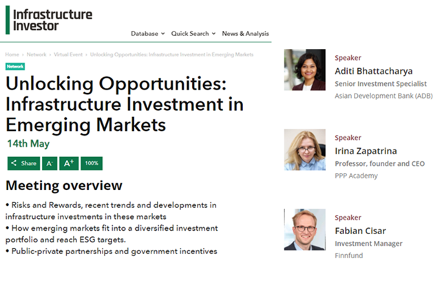 Infrastructure Investors Webinar